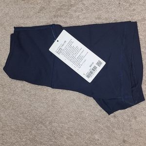 Navy Lululemon Wunder Traun HR Short 4"